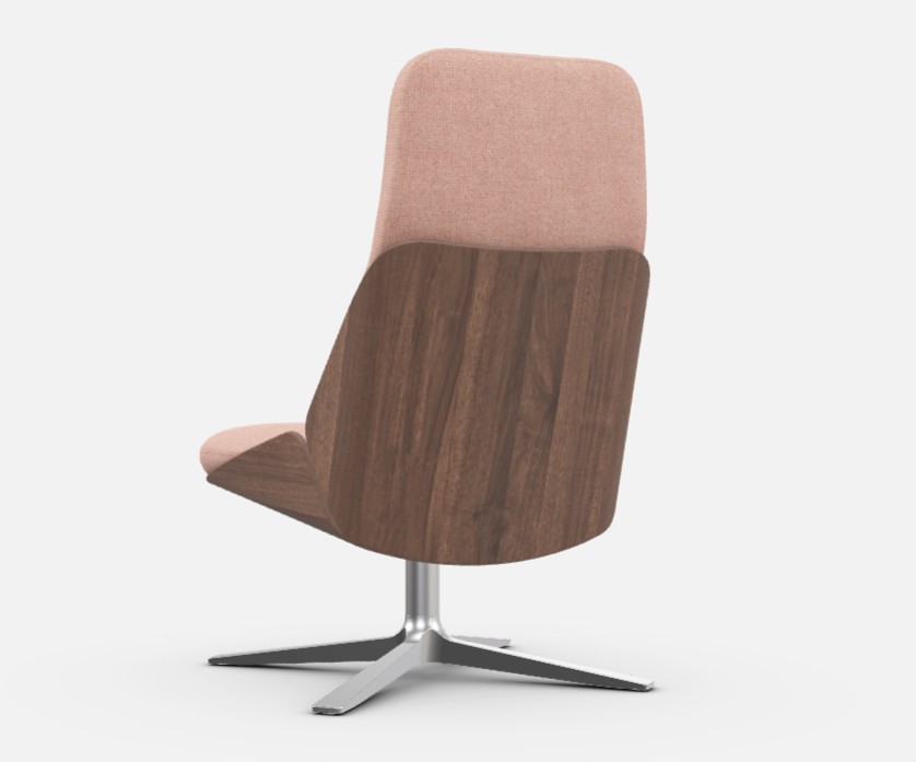 Prostoria Rei Chair High Backrest With Swivel Base