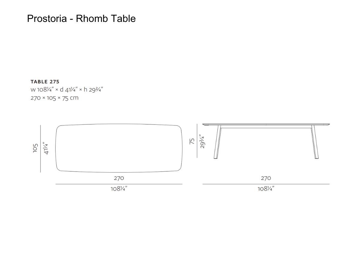 Prostoria Rhomb Table