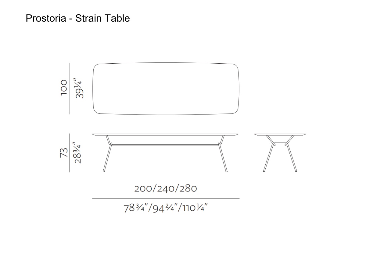 Prostoria Strain Table