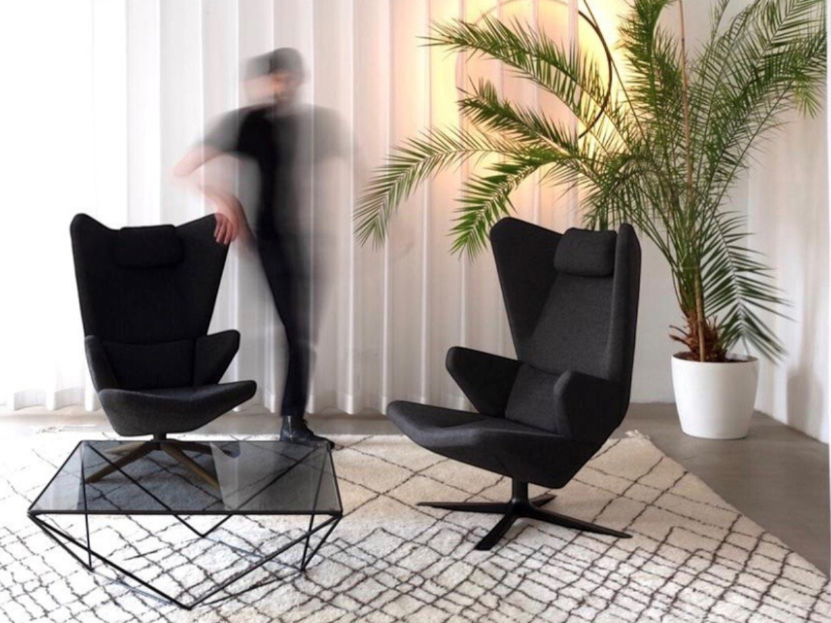 Prostoria Trifidae Armchair With High Backrest