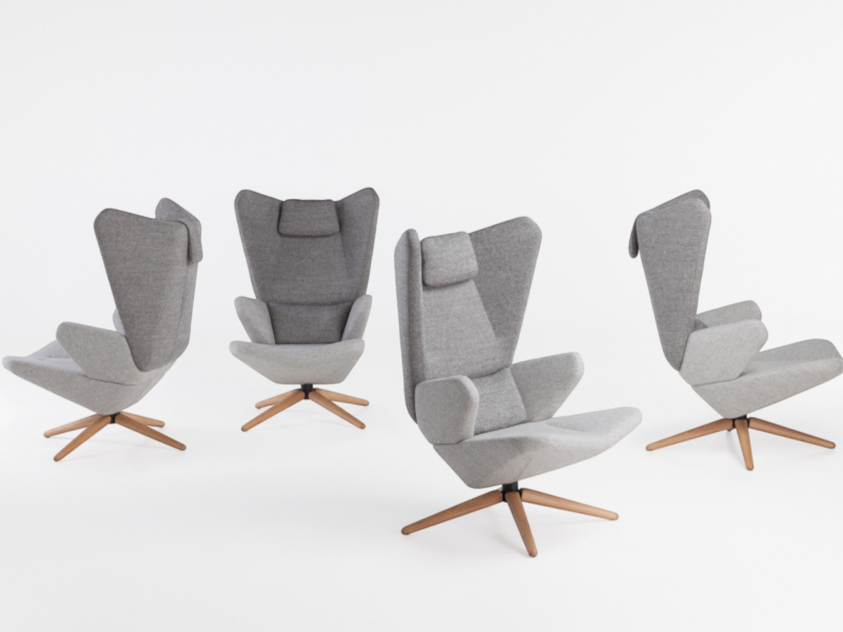 Prostoria Trifidae Armchair With High Backrest