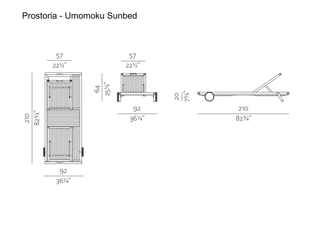 Prostoria Umomoku Sunbed