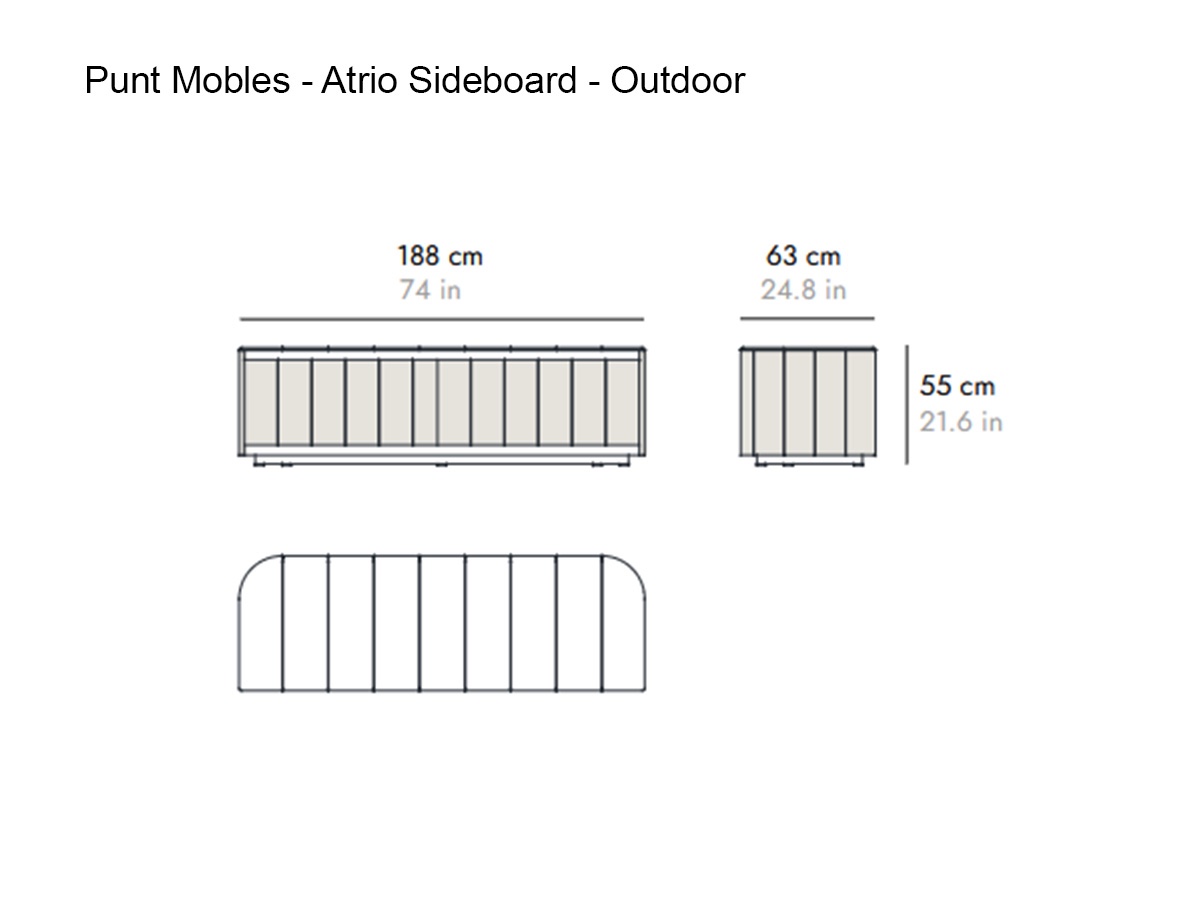 Punt Mobles Atrio Sideboard Outdoor