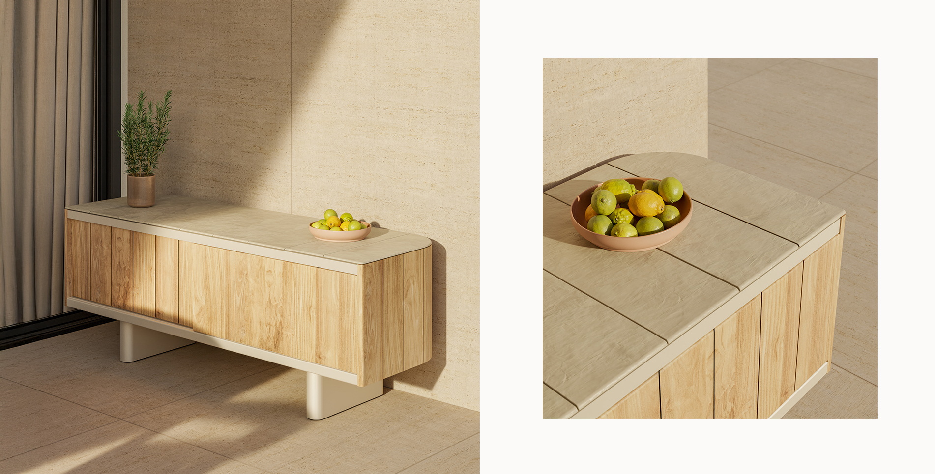 Punt Mobles Atrio Sideboard With Feet