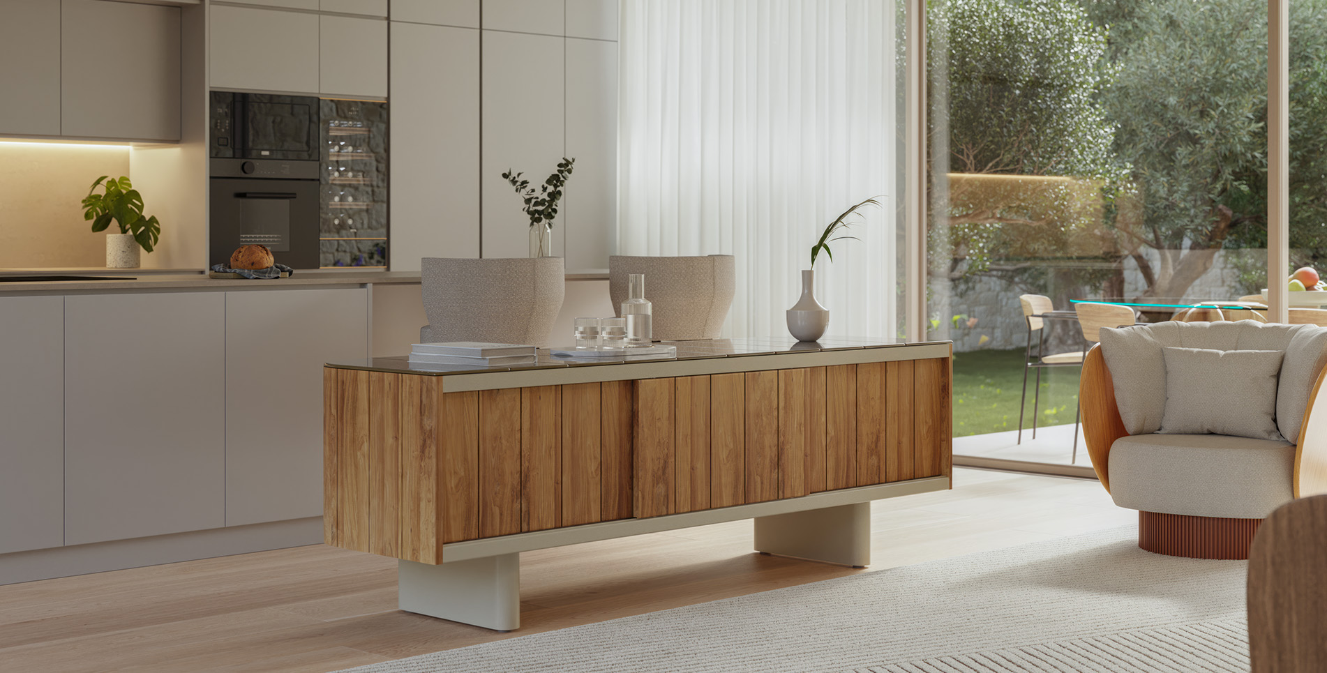 Punt Mobles Atrio Sideboard With Feet