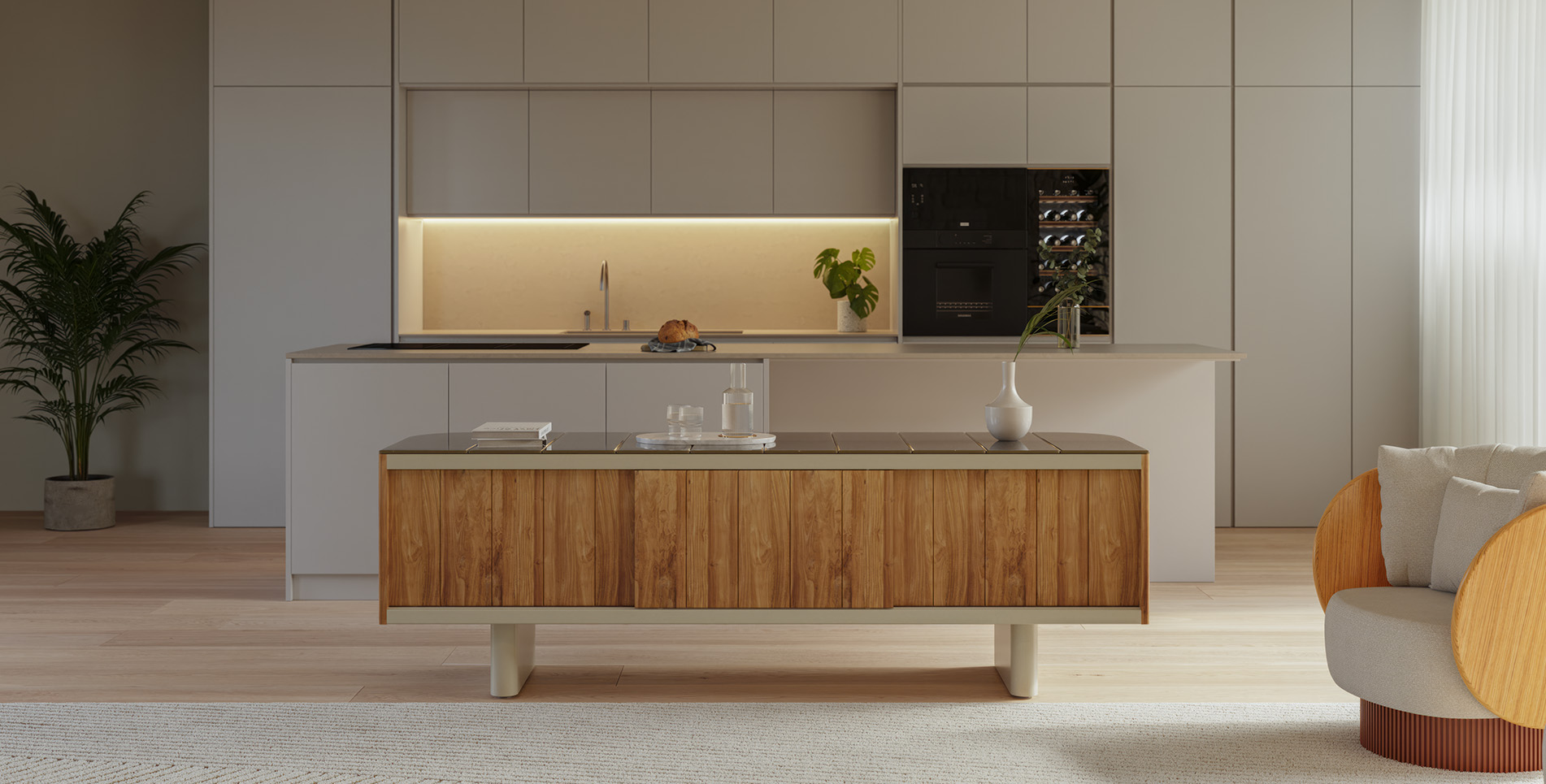 Punt Mobles Atrio Sideboard With Feet