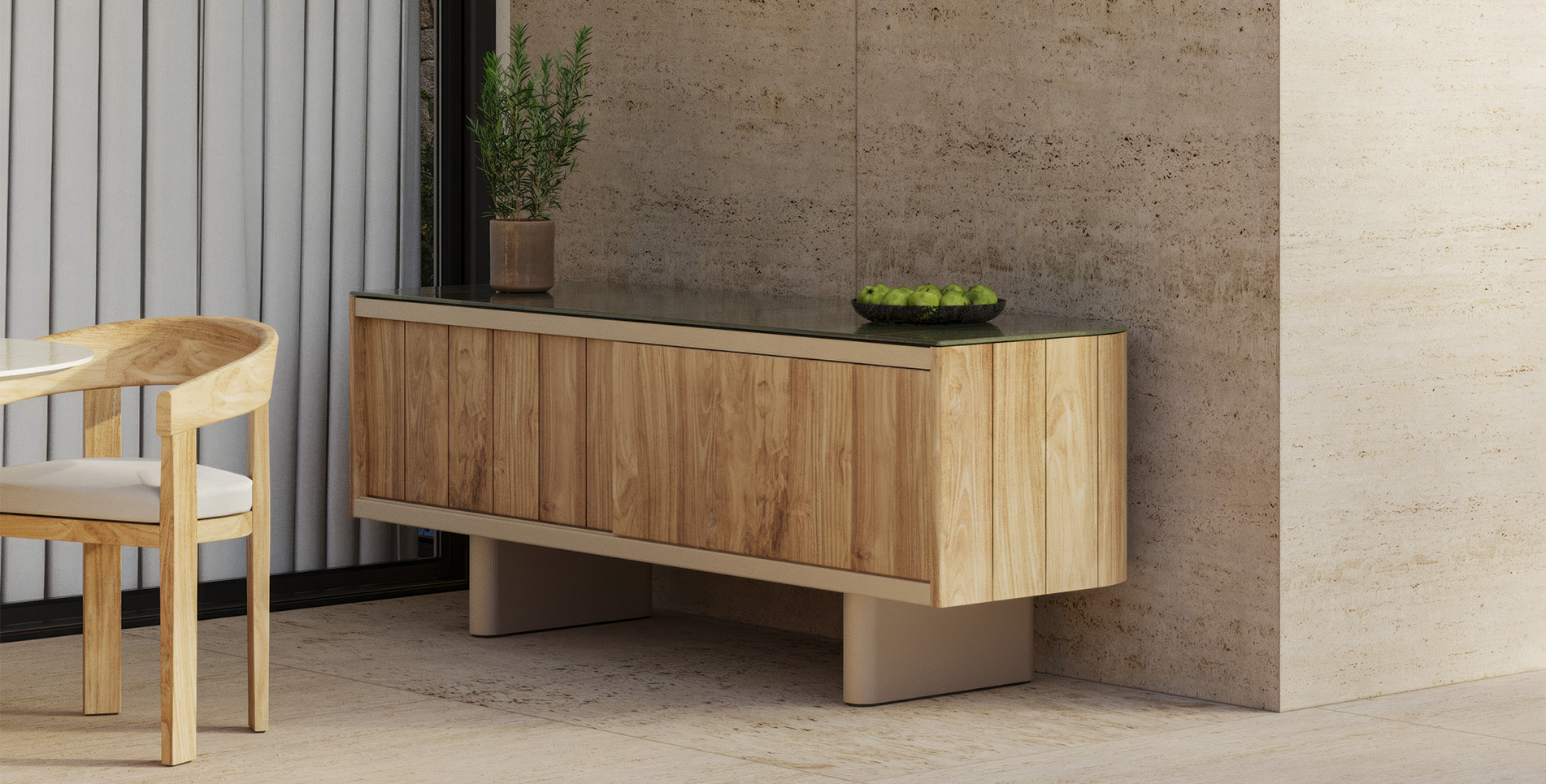 Punt Mobles Atrio Sideboard With Feet
