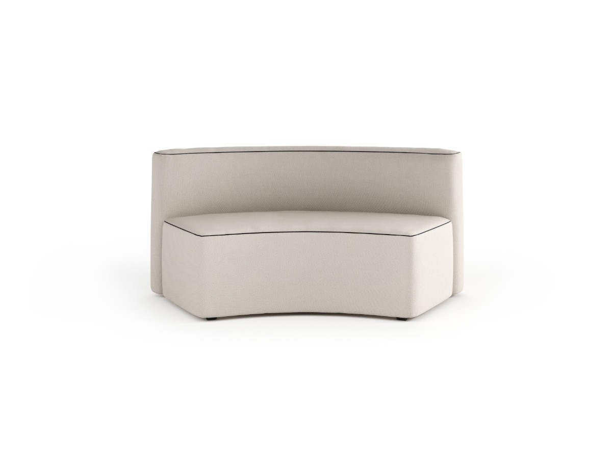 Punt Mobles Corte Bench Curved Sofa 60o Concave Module