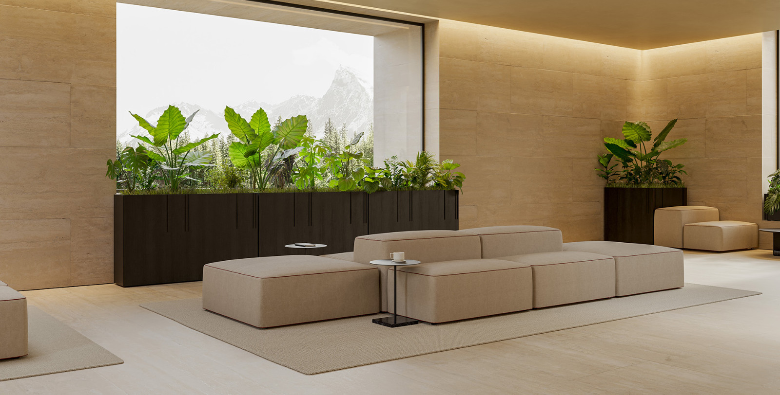 Punt Mobles Corte System Modular Sofa Composition 1