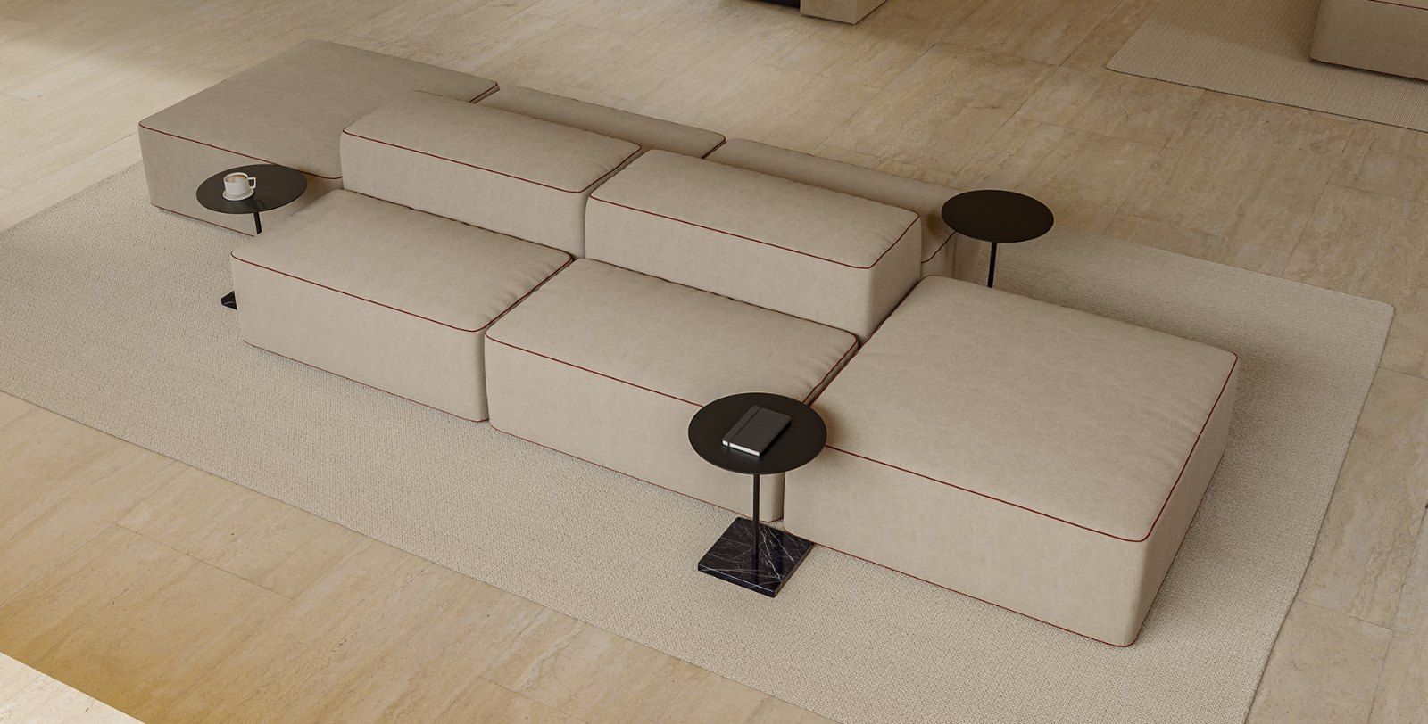 Punt Mobles Corte System Modular Sofa Composition 1
