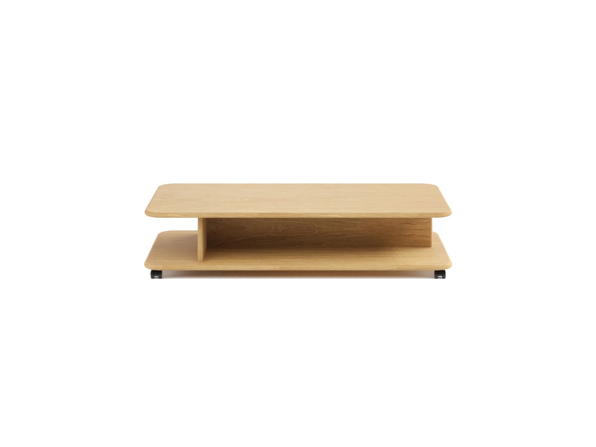 Punt Mobles Corte Low Table Rectangular With Wheels