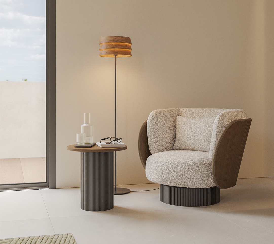 Punt Mobles Dune Swivel Armchair
