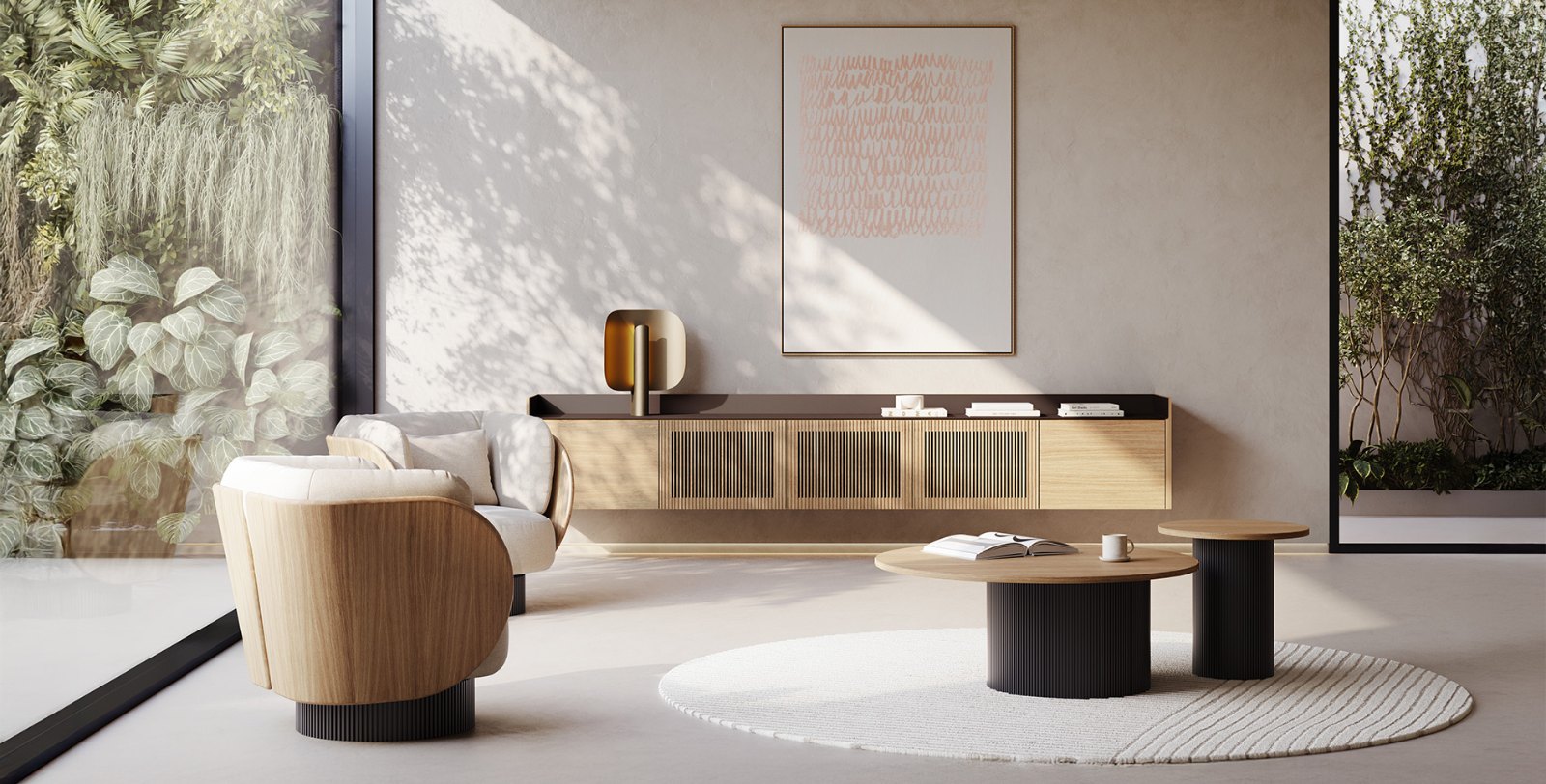 Punt Mobles Dune Swivel Armchair