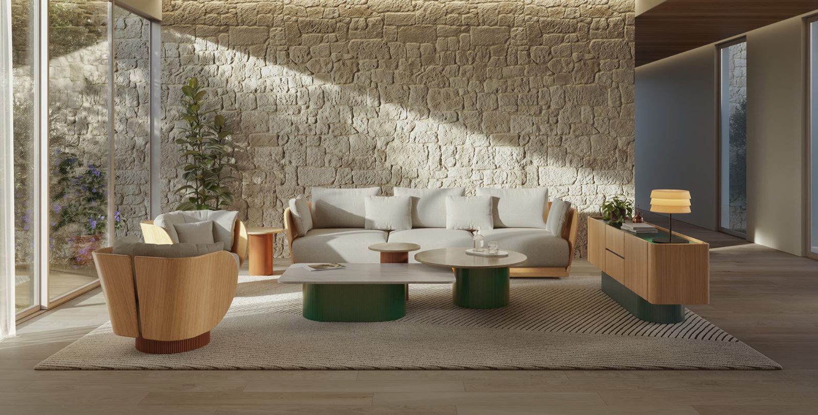 Punt Mobles Dune Swivel Armchair