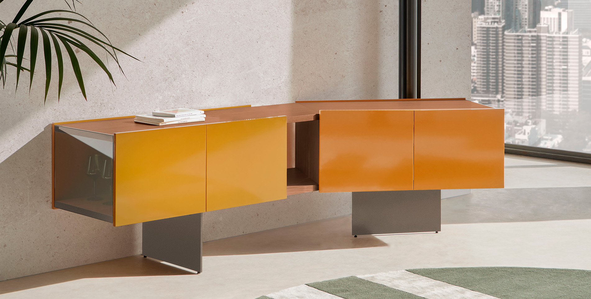 Punt Mobles Firenze Sideboard With High Legs