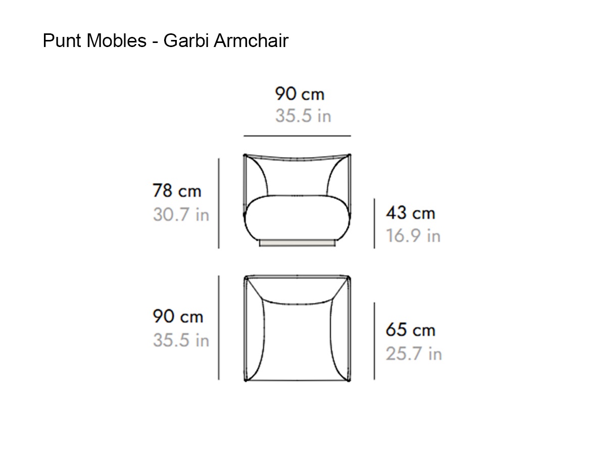 Punt Mobles Garbi Armchair