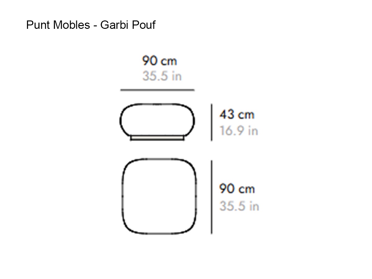 Punt Mobles Garbi Pouf