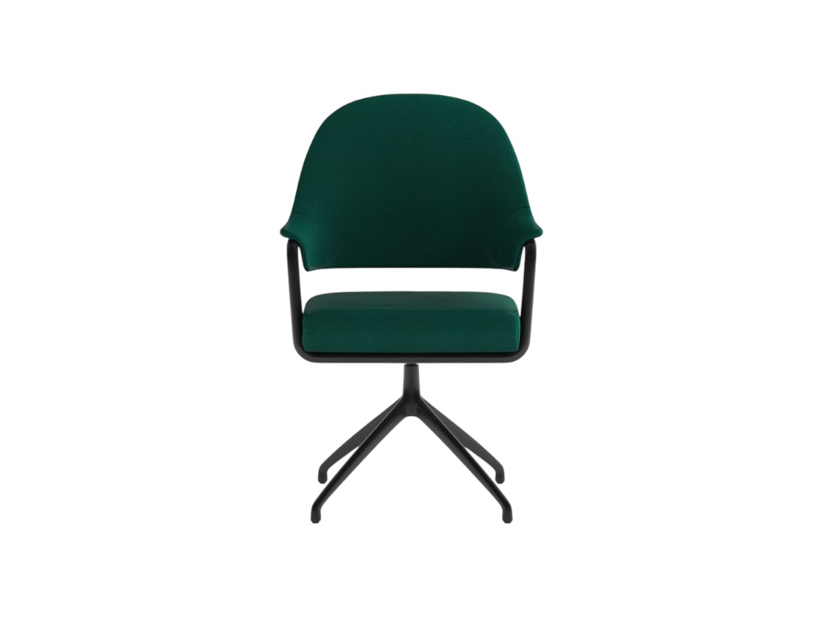 Punt Mobles Hidalgo Swivel Chair 4 Spoke Base With Seat And Back Upholstery
