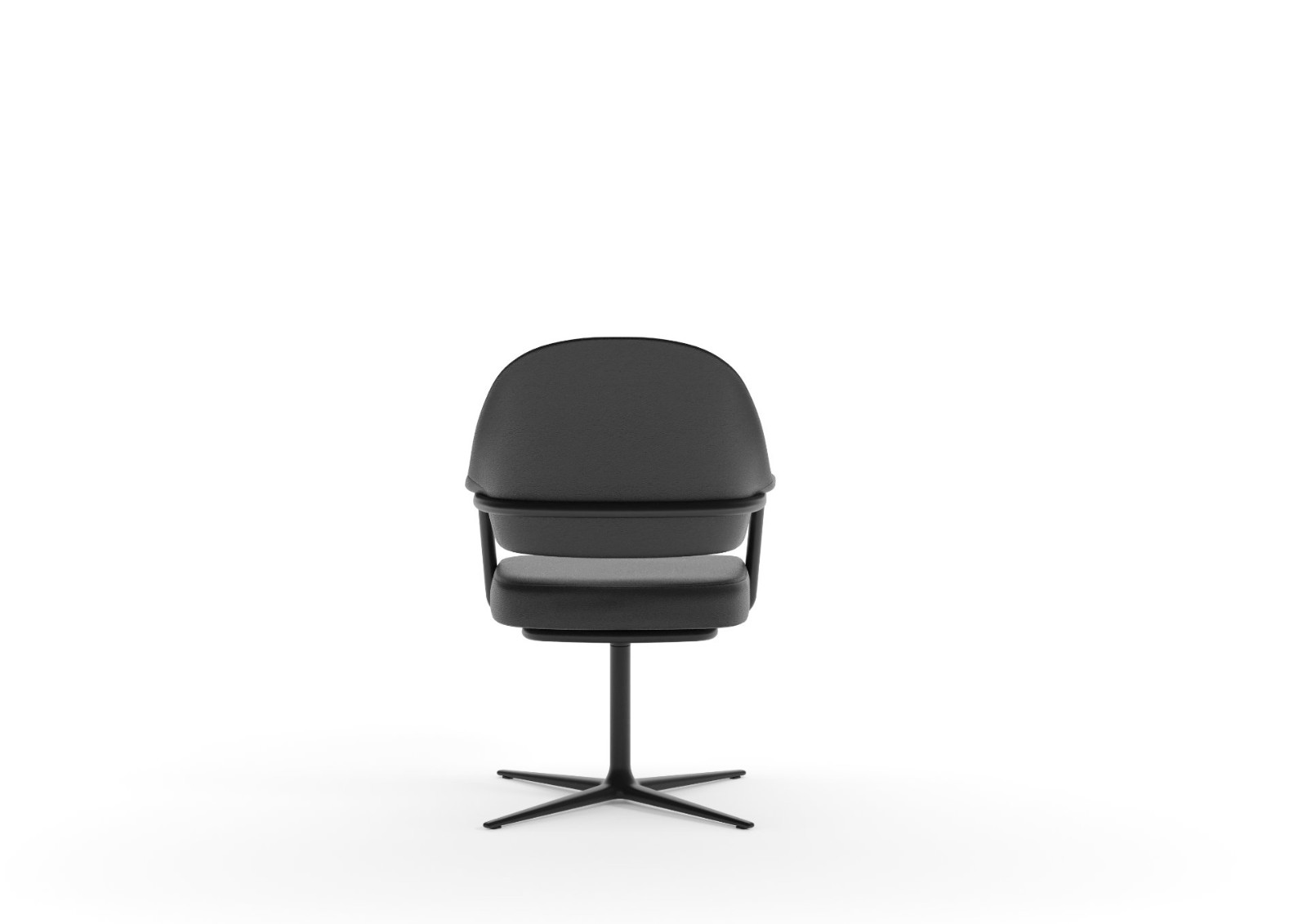 Punt Mobles Hidalgo Swivel Chair Star Base With Seat And Back Upholstery