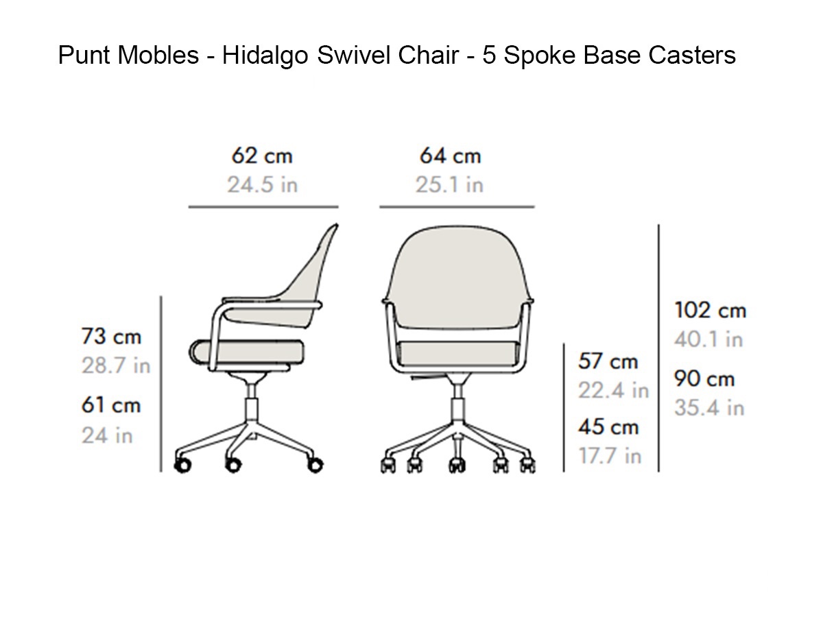Punt Mobles Hidalgo Swivel Chair 5
