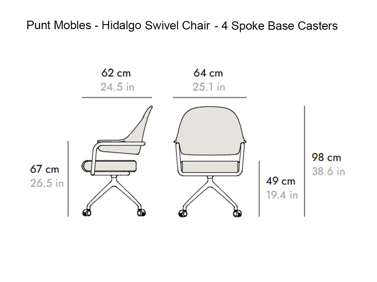 Punt Mobles Hidalgo Swivel Chair 4