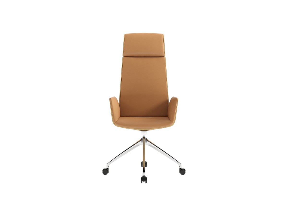 Punt Mobles Hug Executive Swivel Chair High Back With 4 Spoke Base Casters