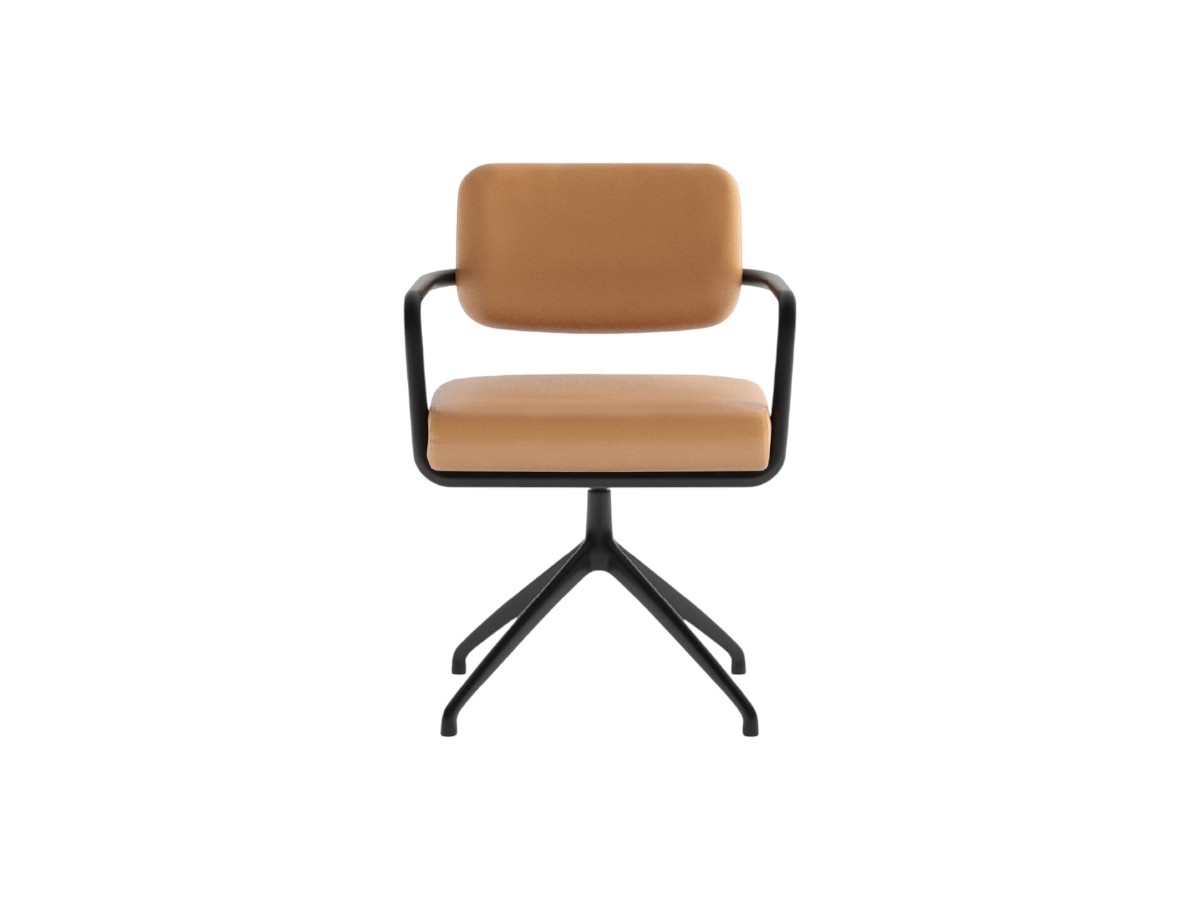 Punt Mobles Legado Swivel Chair 4 Spoke Base With Seat And Back Upholstery
