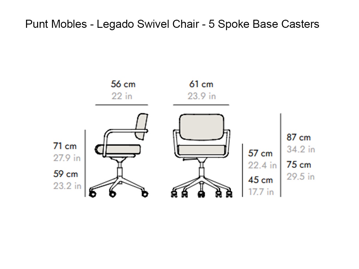 Punt Mobles Legado Swivel Chair 5