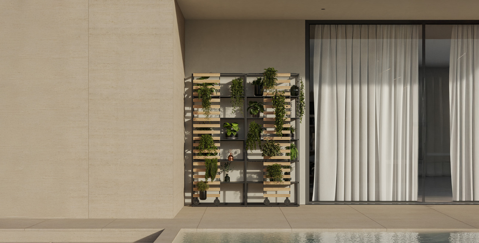 Punt Mobles Literatura Garden Outdoor Divider