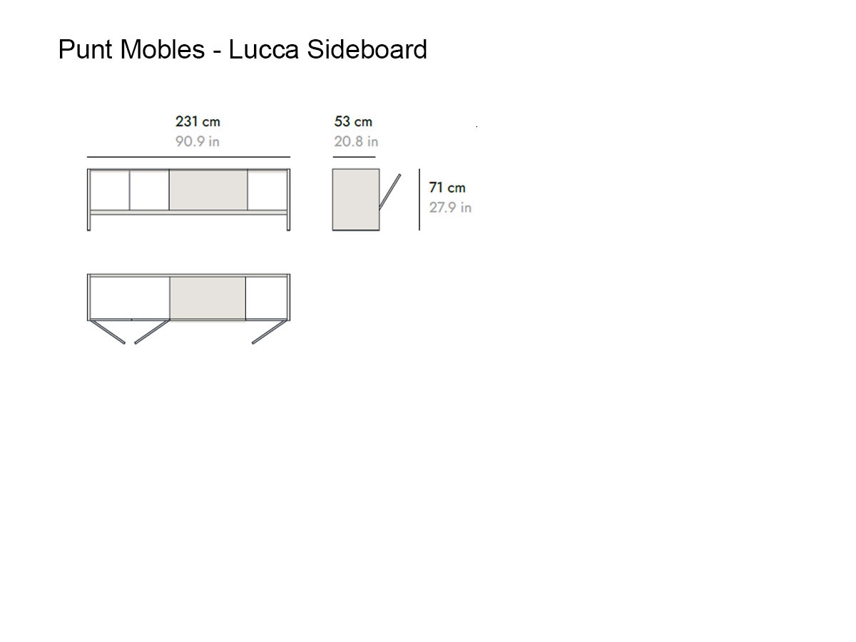 Punt Mobles Lucca Sideboard
