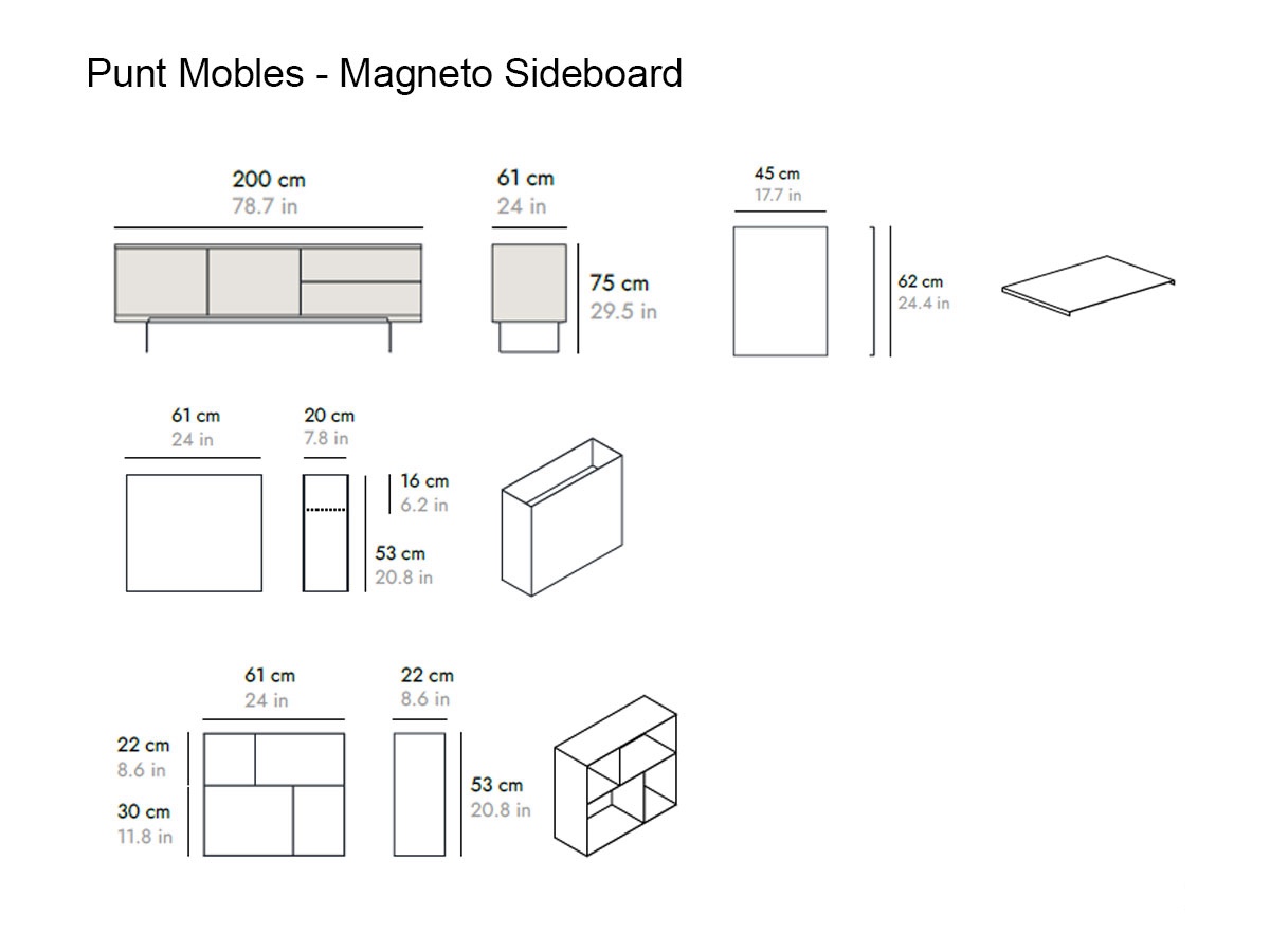 Punt Mobles Magneto Sideboard