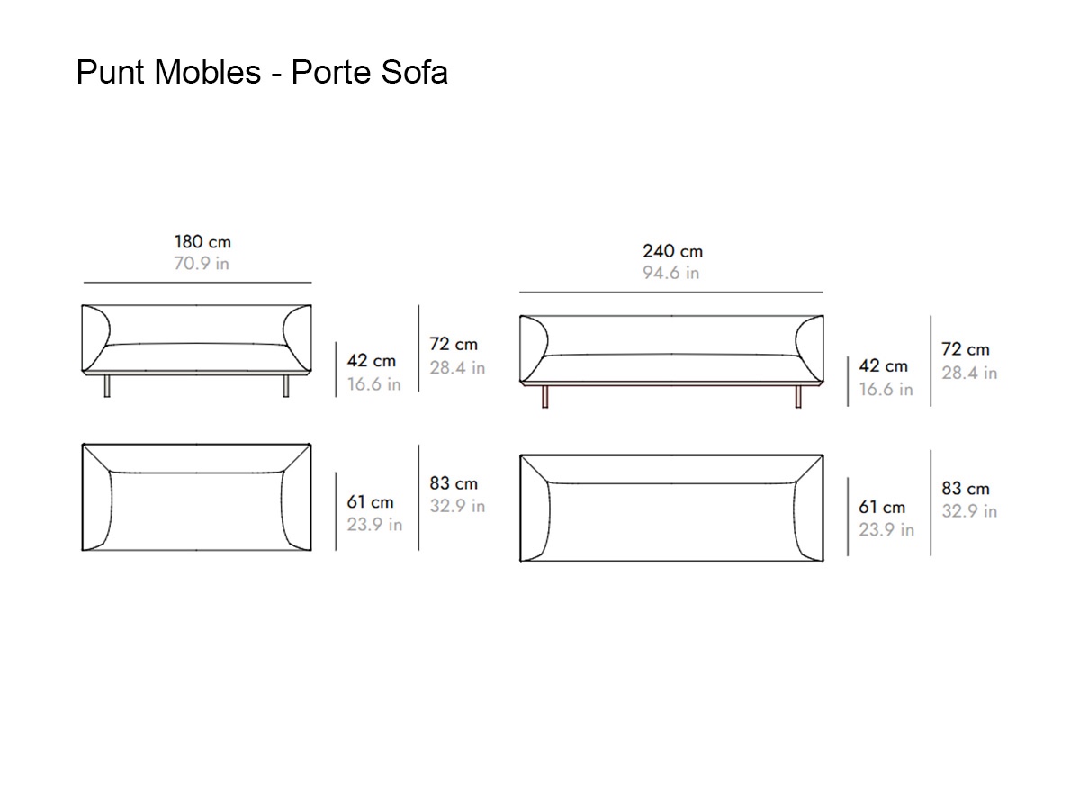 Punt Mobles Porte Sofa