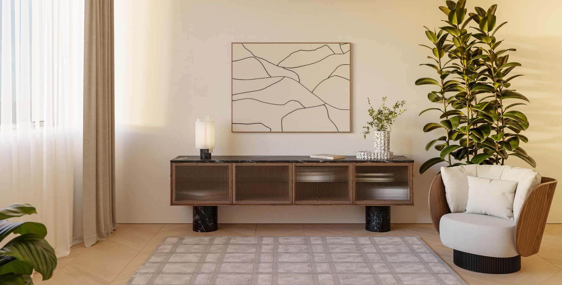 Punt Mobles Rio Sideboard With Legs