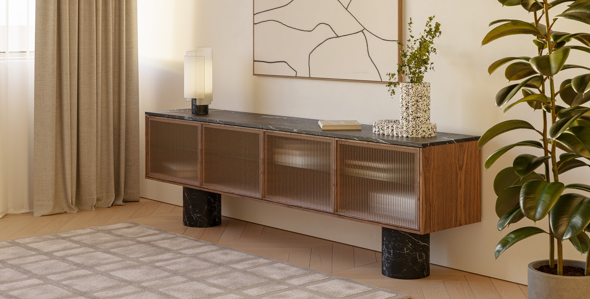 Punt Mobles Rio Sideboard With Legs