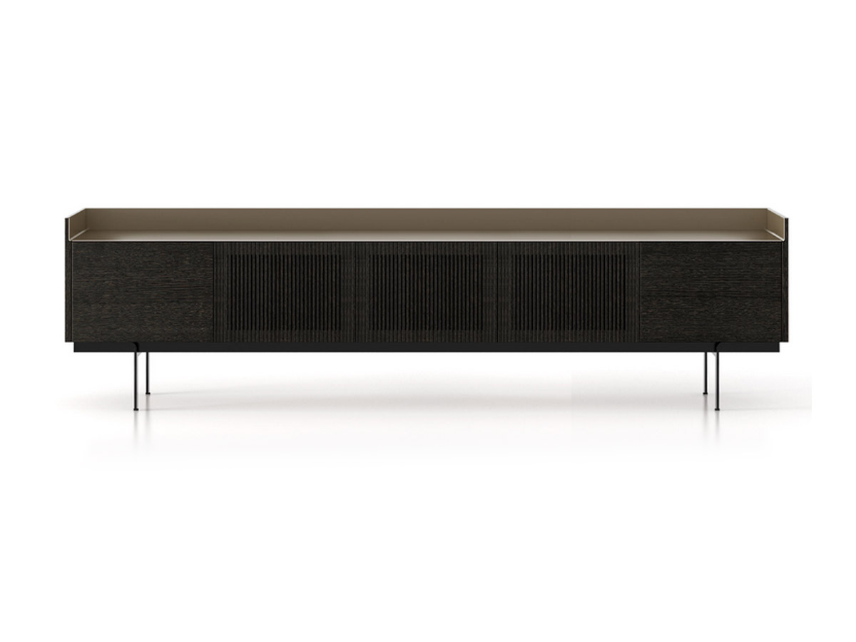 Punt Mobles Stockholm Sideboard Ebony Stained Oak Bronze