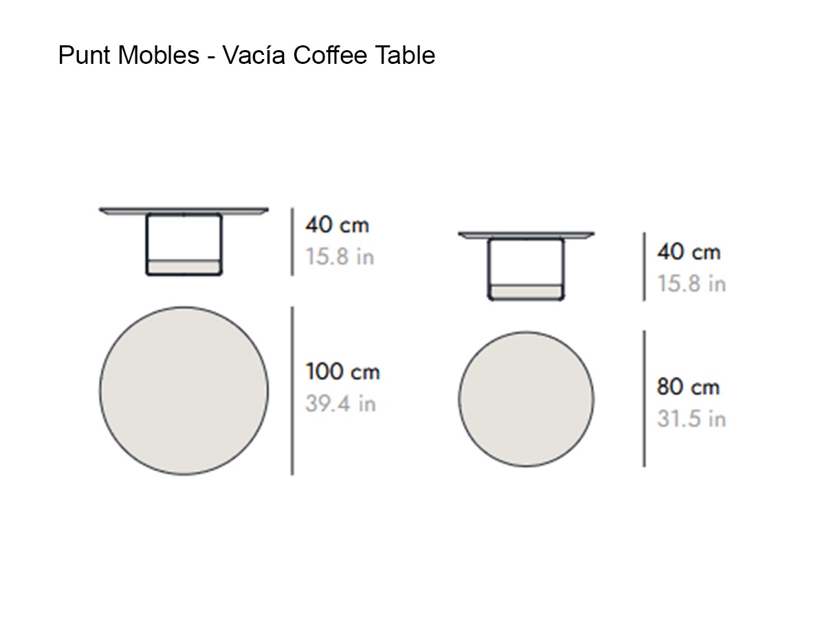 Punt Mobles Vacia Coffee Table