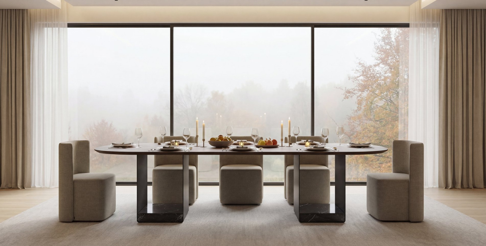 Punt Mobles Vacia Dining Table Oval