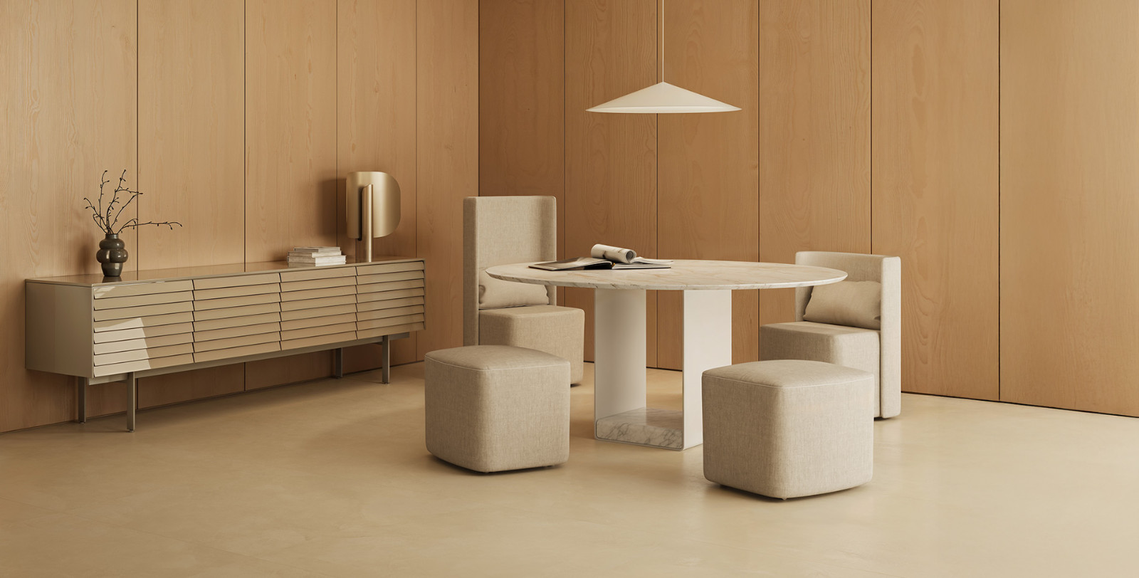Punt Mobles Vacia Dining Table Round