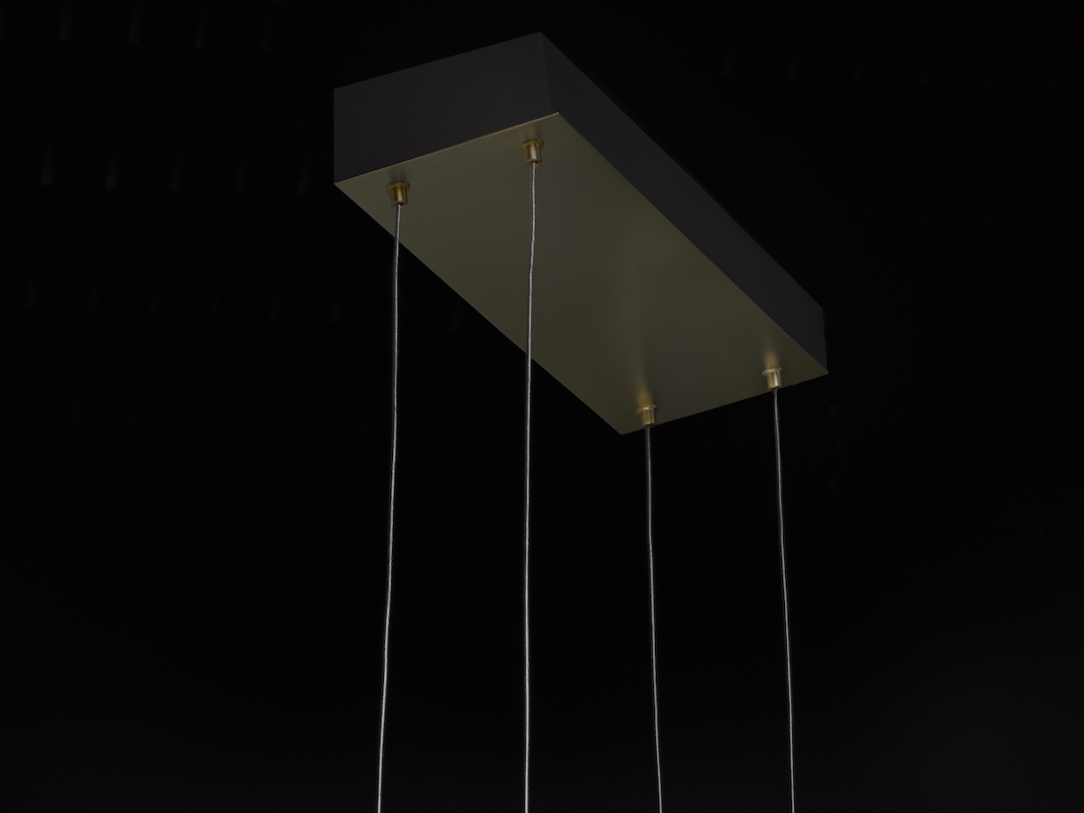 Quasar Cosmos Square Double Suspension Lamp