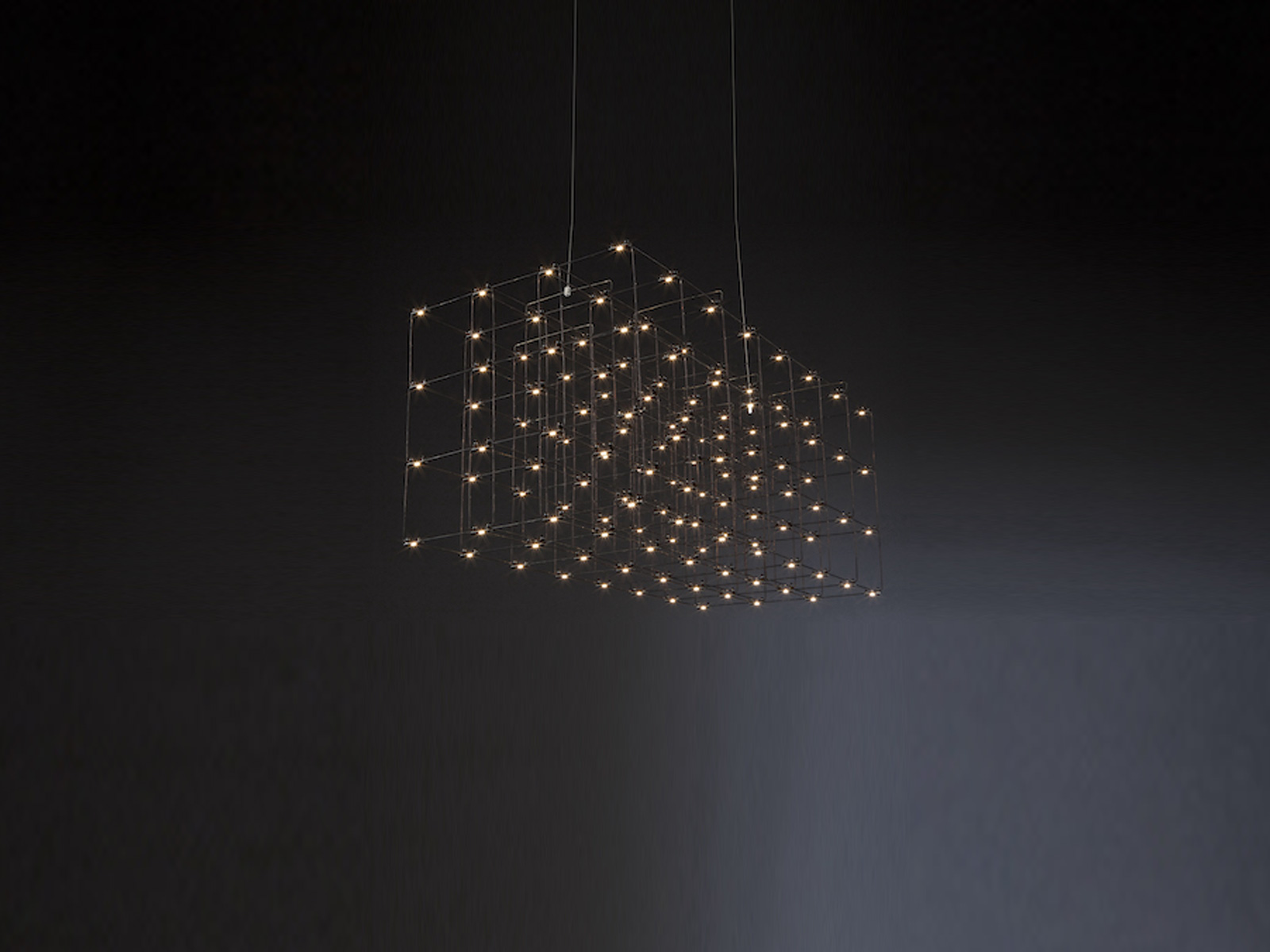 Quasar Cosmos Square Triple Suspension Lamp