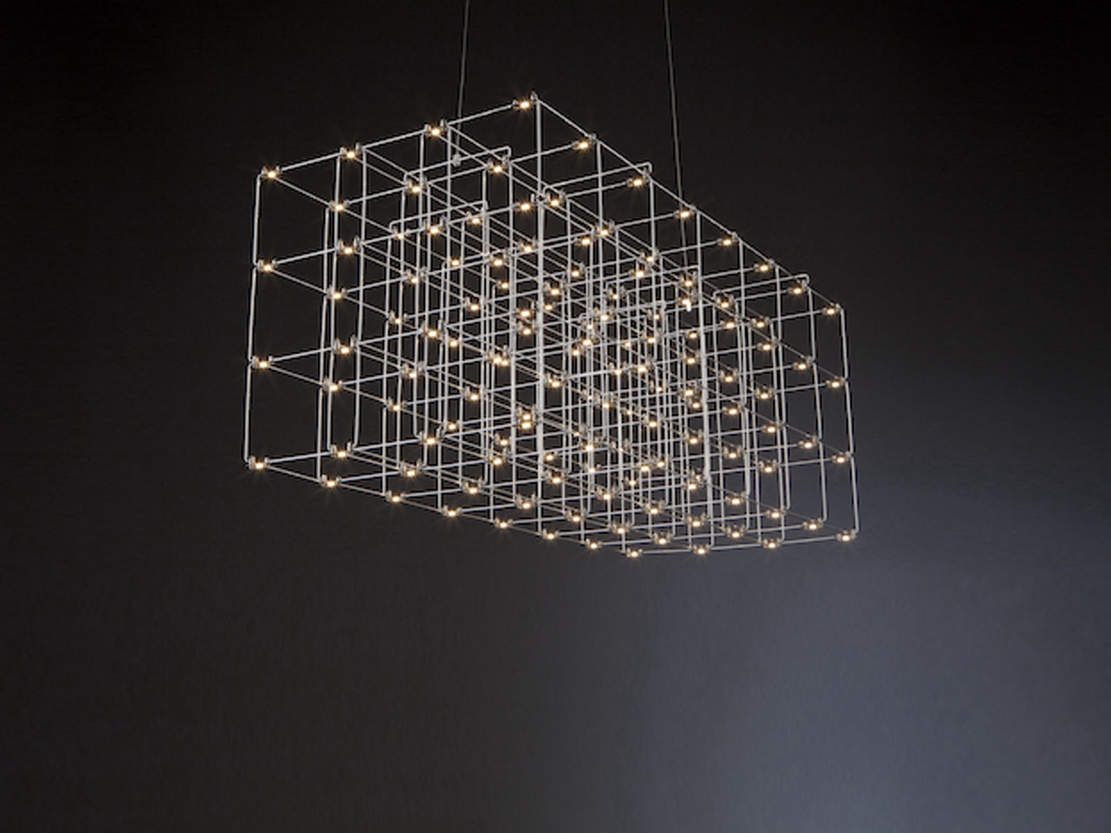Quasar Cosmos Square Triple Suspension Lamp