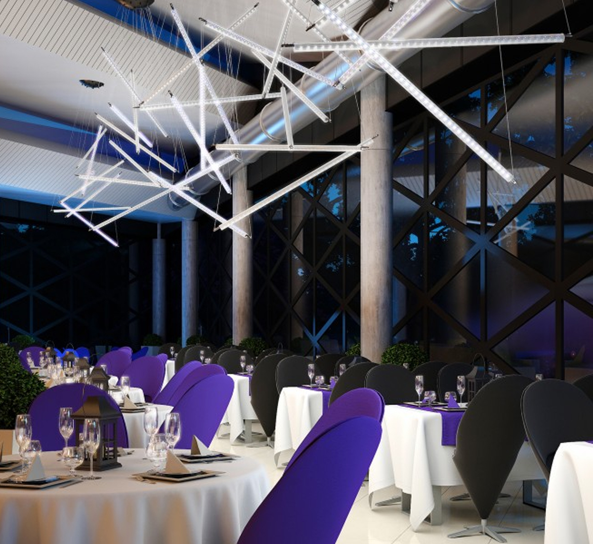 Quasar Ixion 3 Suspension Lamp