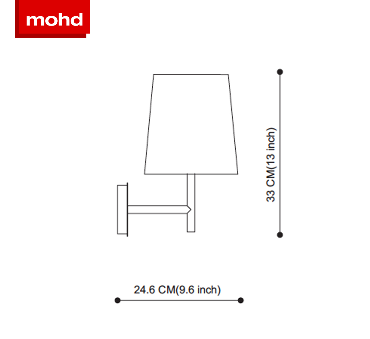 Quasar Julia Wall Lamp