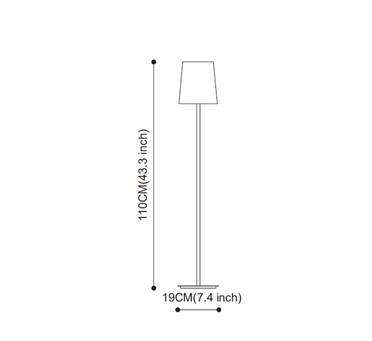 Quasar Julia Floor Lamp