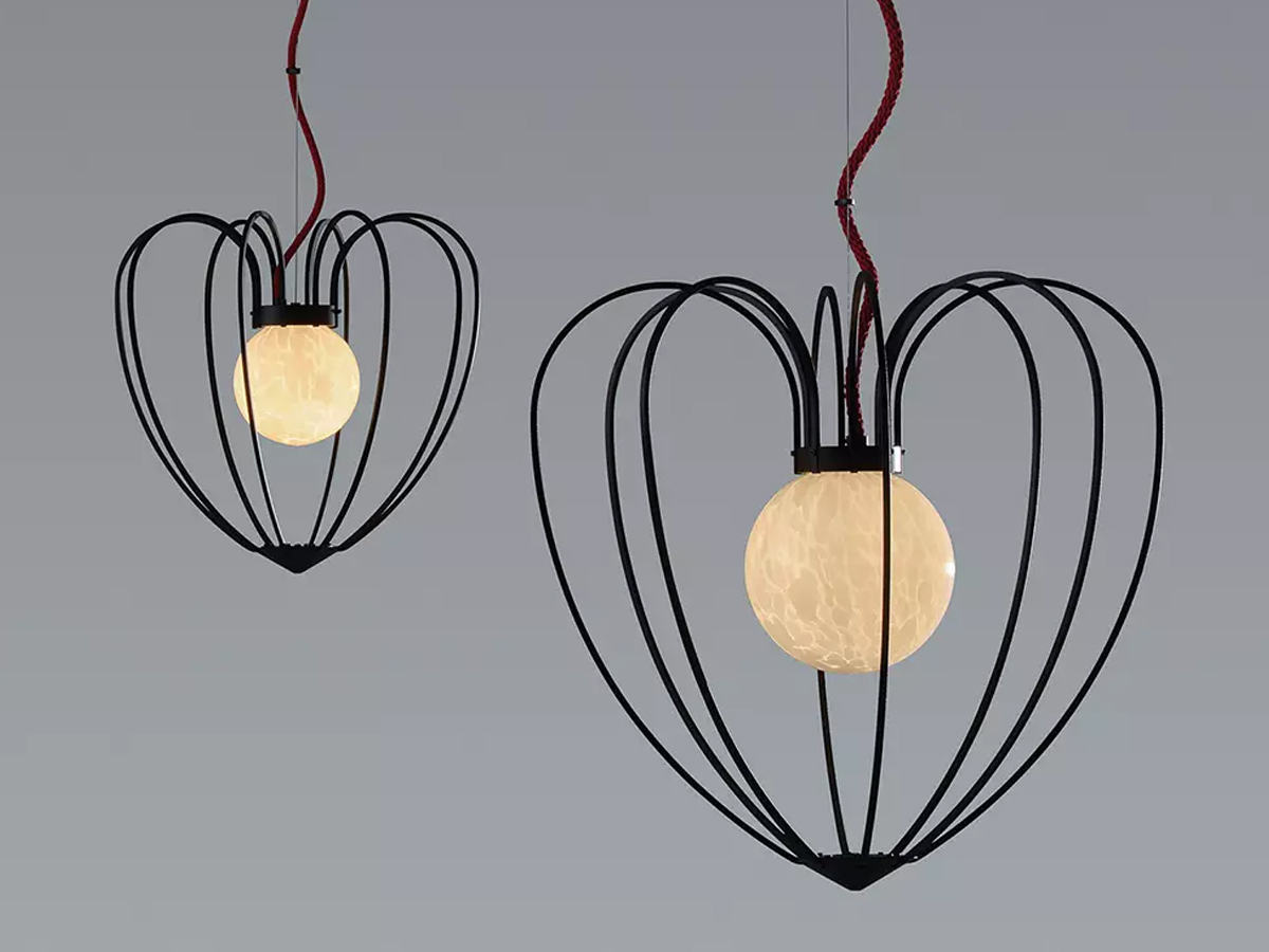 Quasar Kengi Black Suspension Lamp