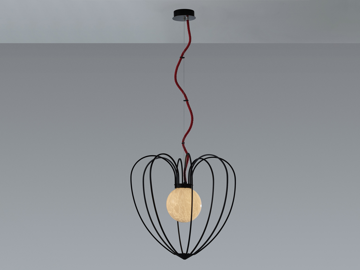 Quasar Kengi Black Suspension Lamp