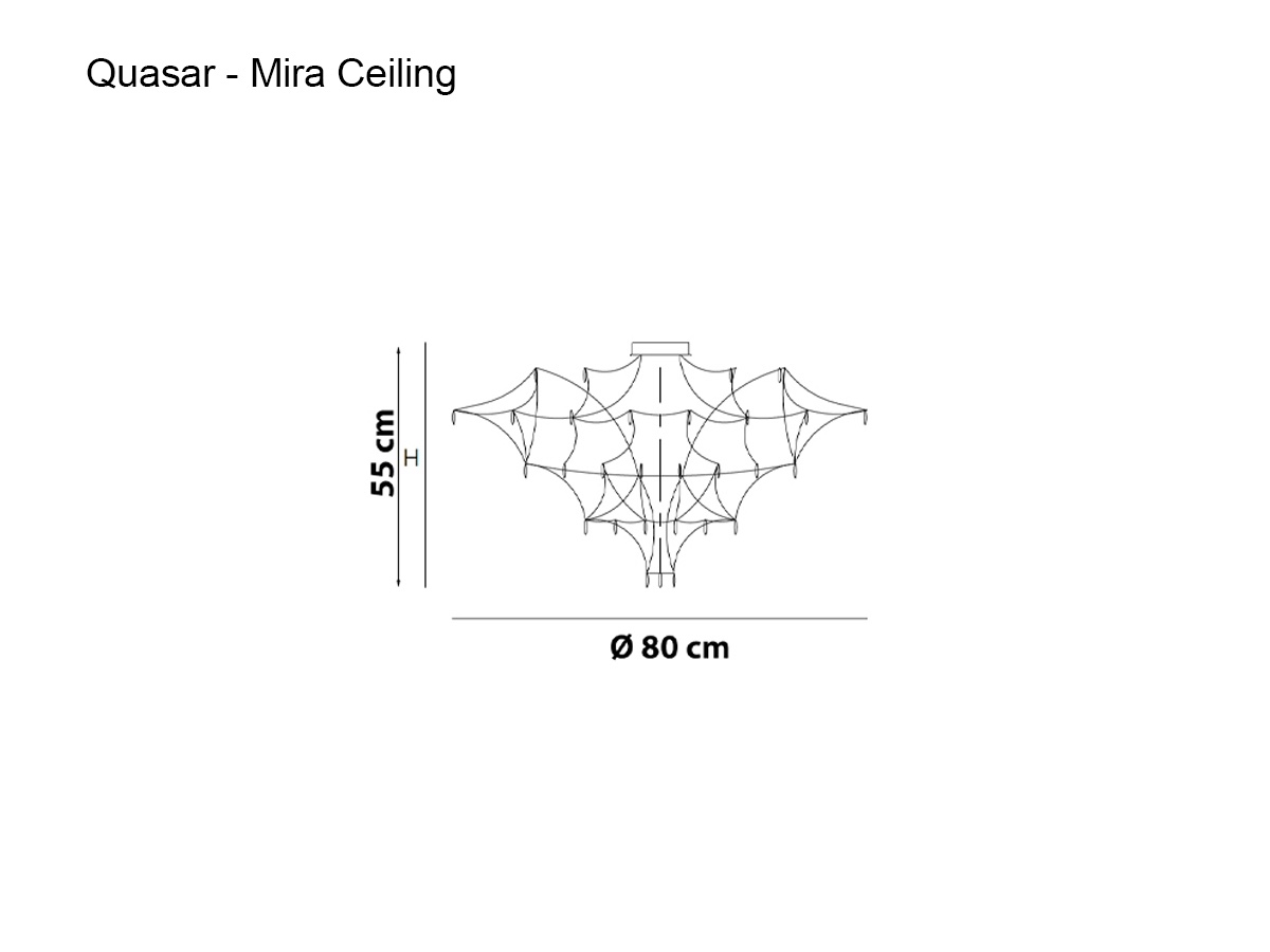 Quasar Mira Ceiling Lamp