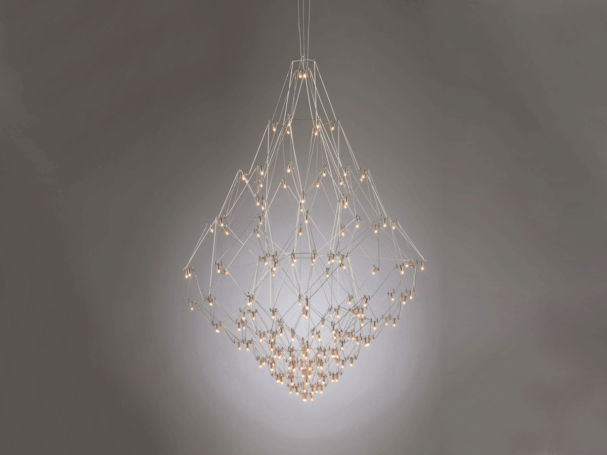 Quasar Nobilis 100 Suspension Lamp Nickel