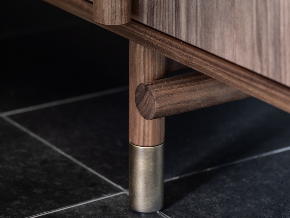 Riva 1920 Aqua Sideboard Walnut Without Knots