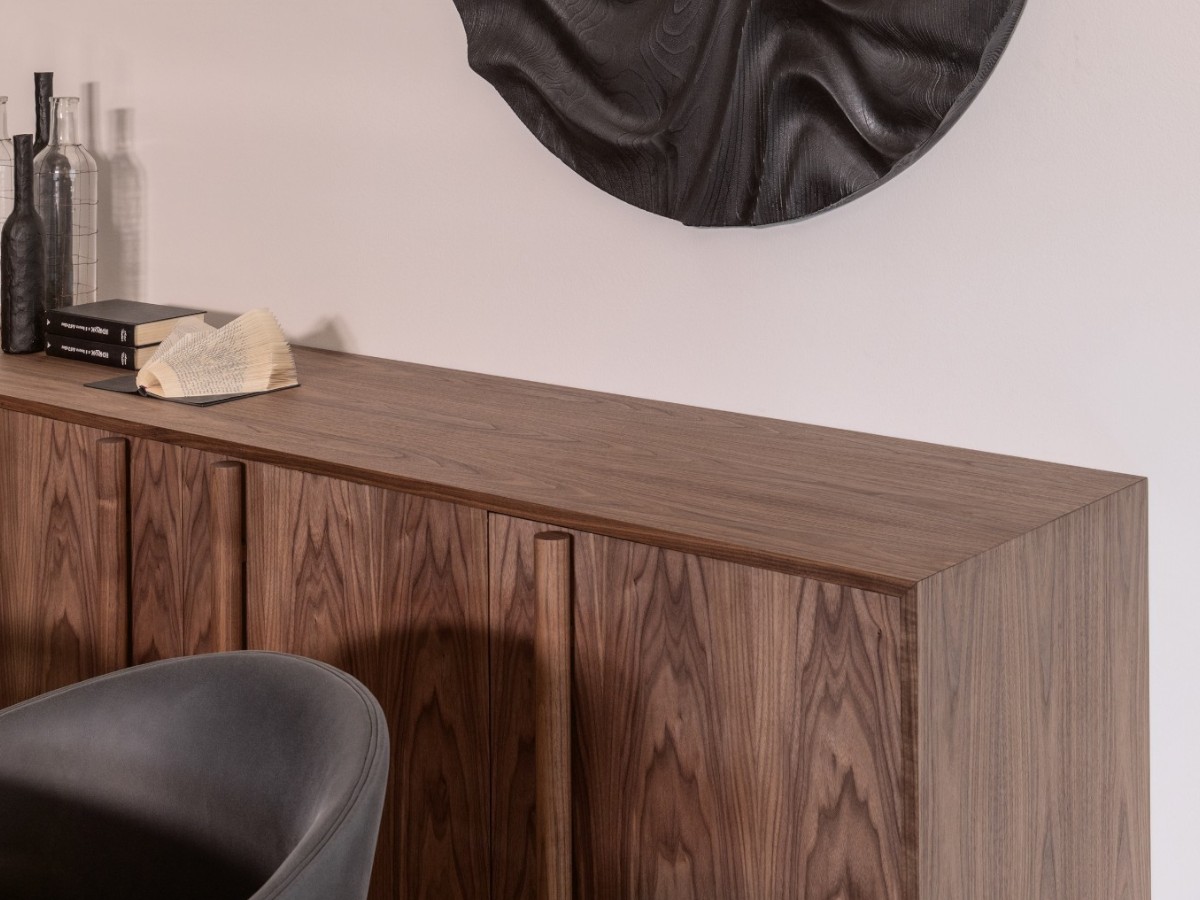 Riva 1920 Aqua Sideboard Walnut Without Knots